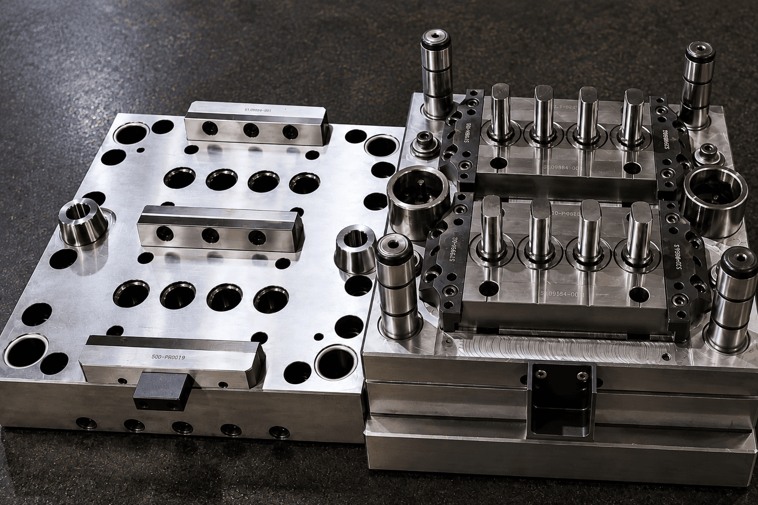 Moldes e ferramentais industriais